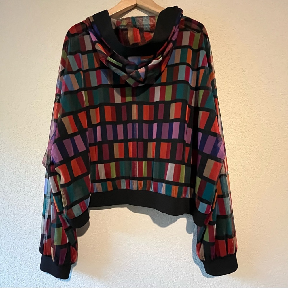 Samuel Dong Multicolor Geometric Jacket - Picture 2 of 6